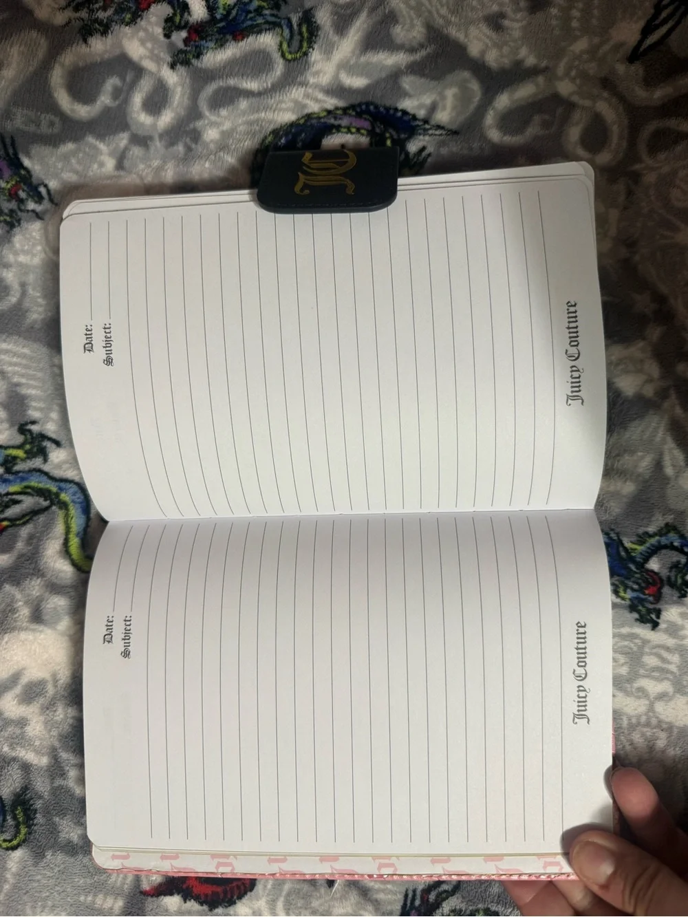 Juicy Couture Pink Journal with Diamond Pen